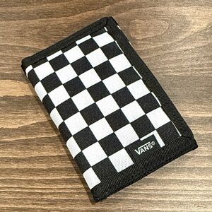 Vans Black and White Checkered Wallet